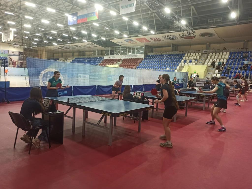 Областная спартакиада по настольному теннису